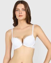 Isla & Evie Obvious Gel Padding Plunge Bra OPTIC WHITE / 34B